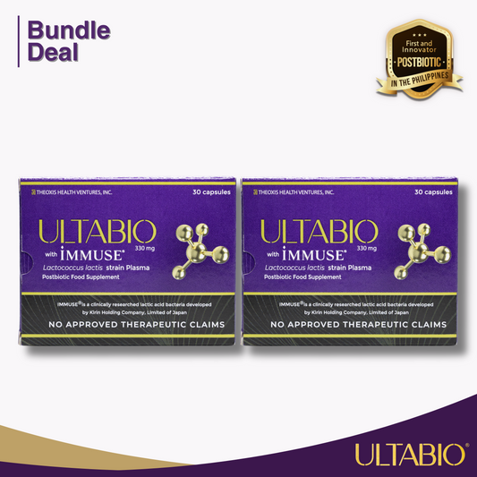 ULTABIO® Postbiotic Bundle of 2 Boxes (60 Capsules)